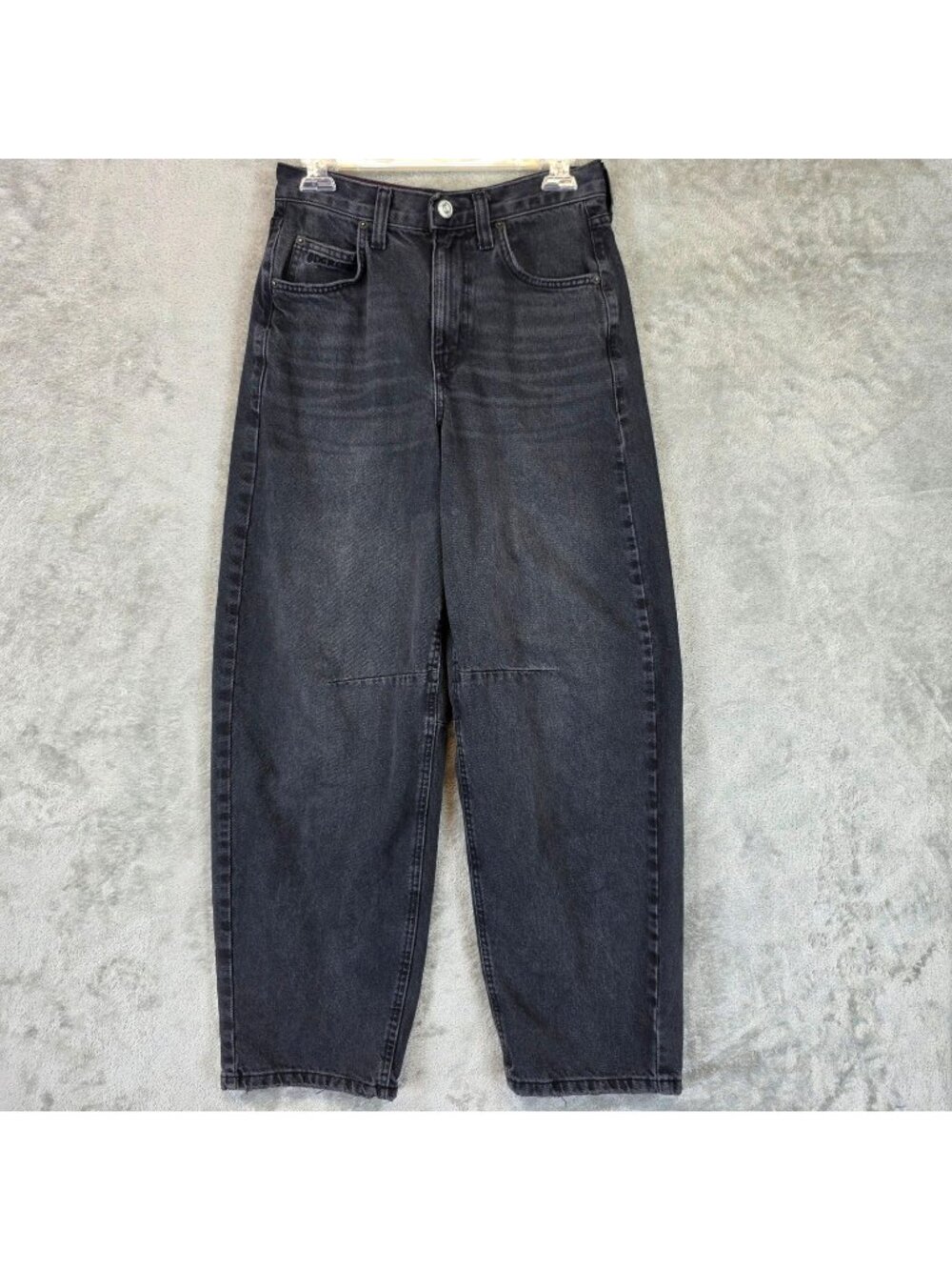 BDG Urban Outfitters Logan Baggy Jeans Womens 26 Gray High Rise Relaxed Denim